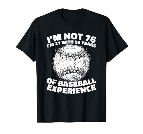 76Th Birthday Sport Team Baseball T-Shirt - Trendy Graphic Unisex - T-Shirt, Sweatshirt, Hoodie