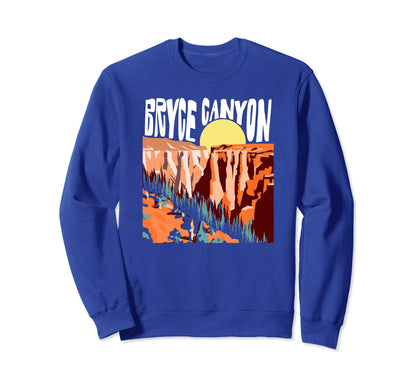 Bryce Canyon Wpa National Parks Sweatshirt - Casual Everyday Wear Men Women - T-Shirt, Sweatshirt, Hoodie