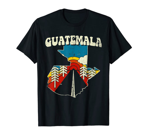 Guatemala Guatemalan Country Rainbow T-Shirt - Streetwear Style Men Women - T-Shirt, Sweatshirt, Hoodie