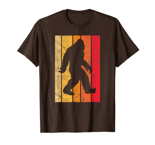 Bigfoot 80S Rainbow Eighties Distressed T-Shirt - Minimalist Print Unisex - T-Shirt, Sweatshirt, Hoodie