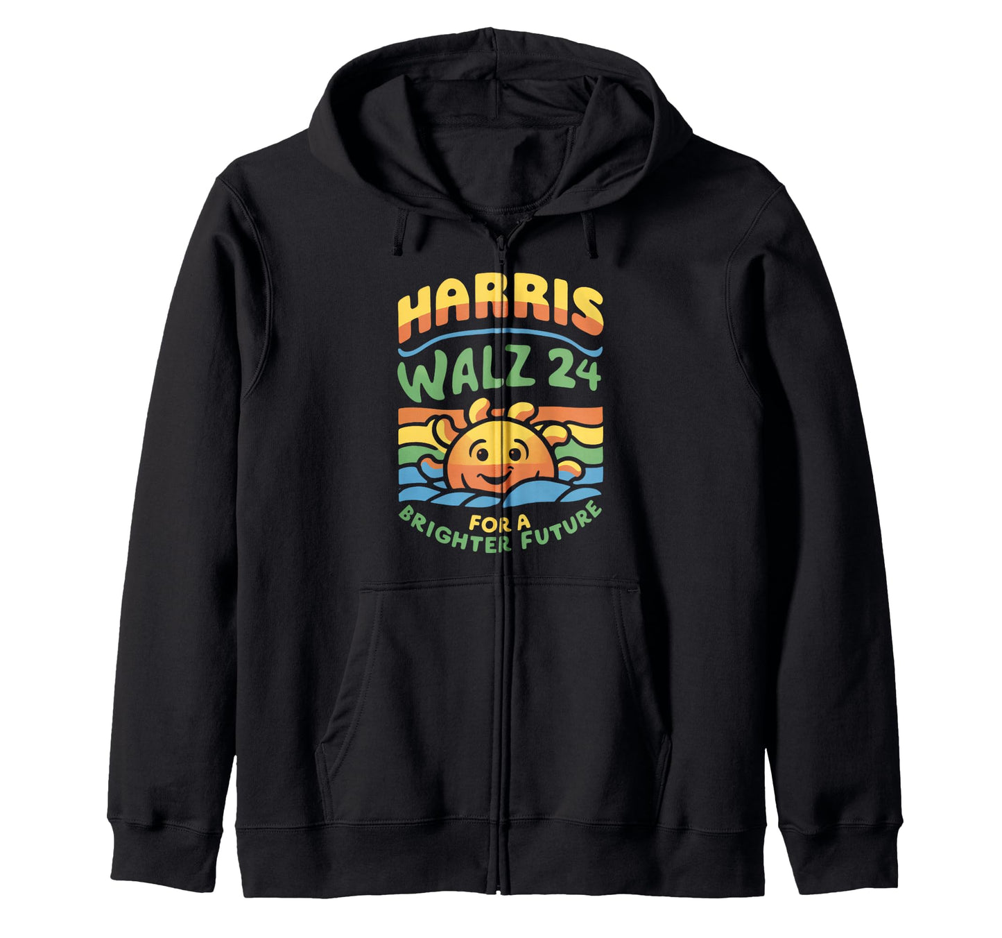 Kamala Harris President 2024 Tim Walz Hoodie - Trendy Graphic for Adults - T-Shirt, Sweatshirt, Hoodie
