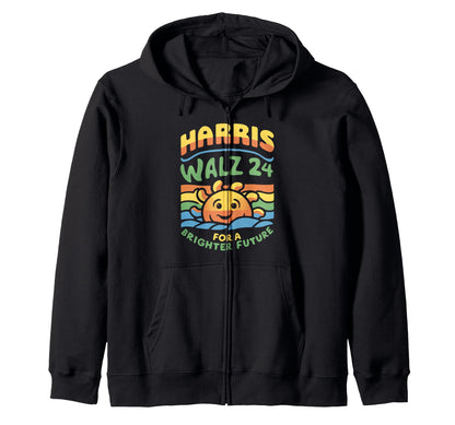 Kamala Harris President 2024 Tim Walz Hoodie - Trendy Graphic for Adults - T-Shirt, Sweatshirt, Hoodie