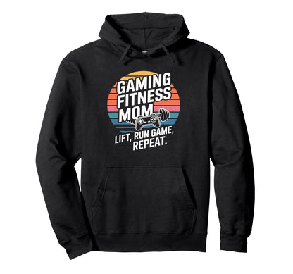 Gaming Fitness Lift Run Game Walk Hoodie - Custom Art Print Men Women - T-Shirt, Sweatshirt, Hoodie