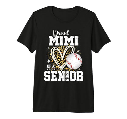 Proud Mimi 2026 Senior Baseball T-Shirt - Graphic Print for Adults - T-Shirt, Sweatshirt, Hoodie