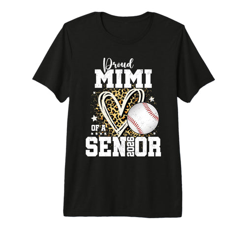 Proud Mimi 2026 Senior Baseball T-Shirt - Graphic Print for Adults - T-Shirt, Sweatshirt, Hoodie