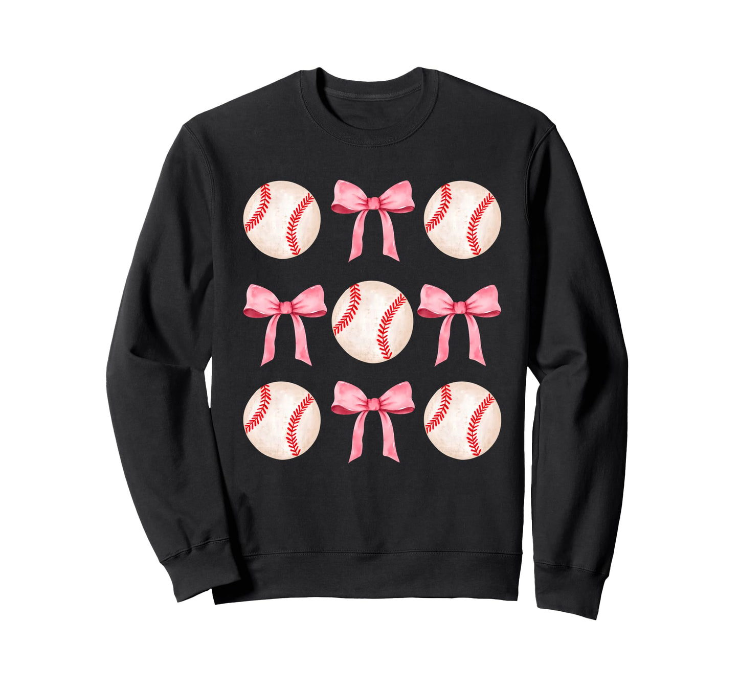 Teen Baseball Player Girly Sweatshirt - Casual Everyday Wear Men Women - T-Shirt, Sweatshirt, Hoodie