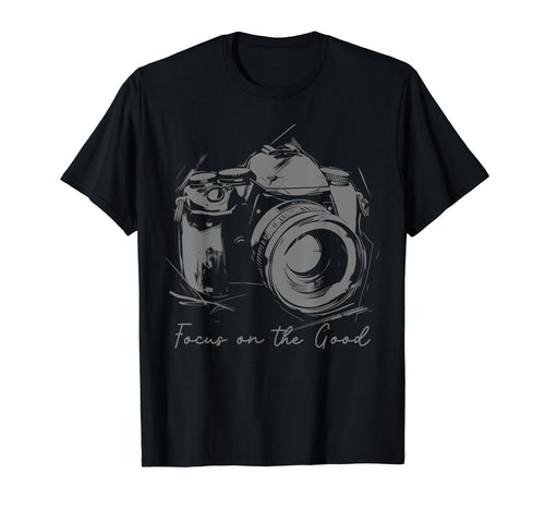 Photographer Focus Good Camera T-Shirt - Trendy Graphic for Adults - T-Shirt, Sweatshirt, Hoodie
