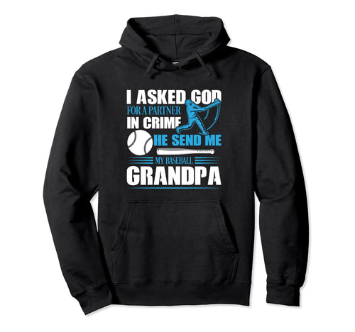 Baseball Grandpa Baseball Player Funny Hoodie - Novelty Apparel for Adults - T-Shirt, Sweatshirt, Hoodie