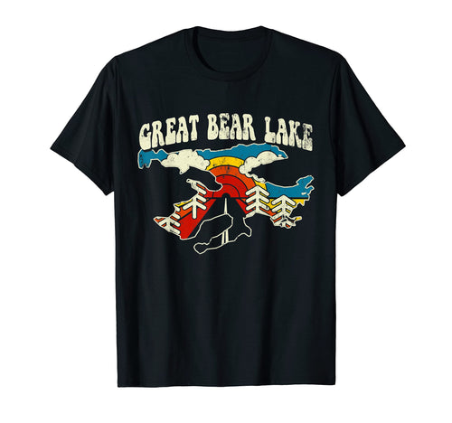 Great Bear Lake Lake Rainbow Nature T-Shirt - Streetwear Style for Adults - T-Shirt, Sweatshirt, Hoodie
