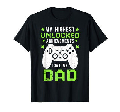 Proud Gaming Dad Gamer Dad Video T-Shirt - Minimalist Print for Adults - T-Shirt, Sweatshirt, Hoodie