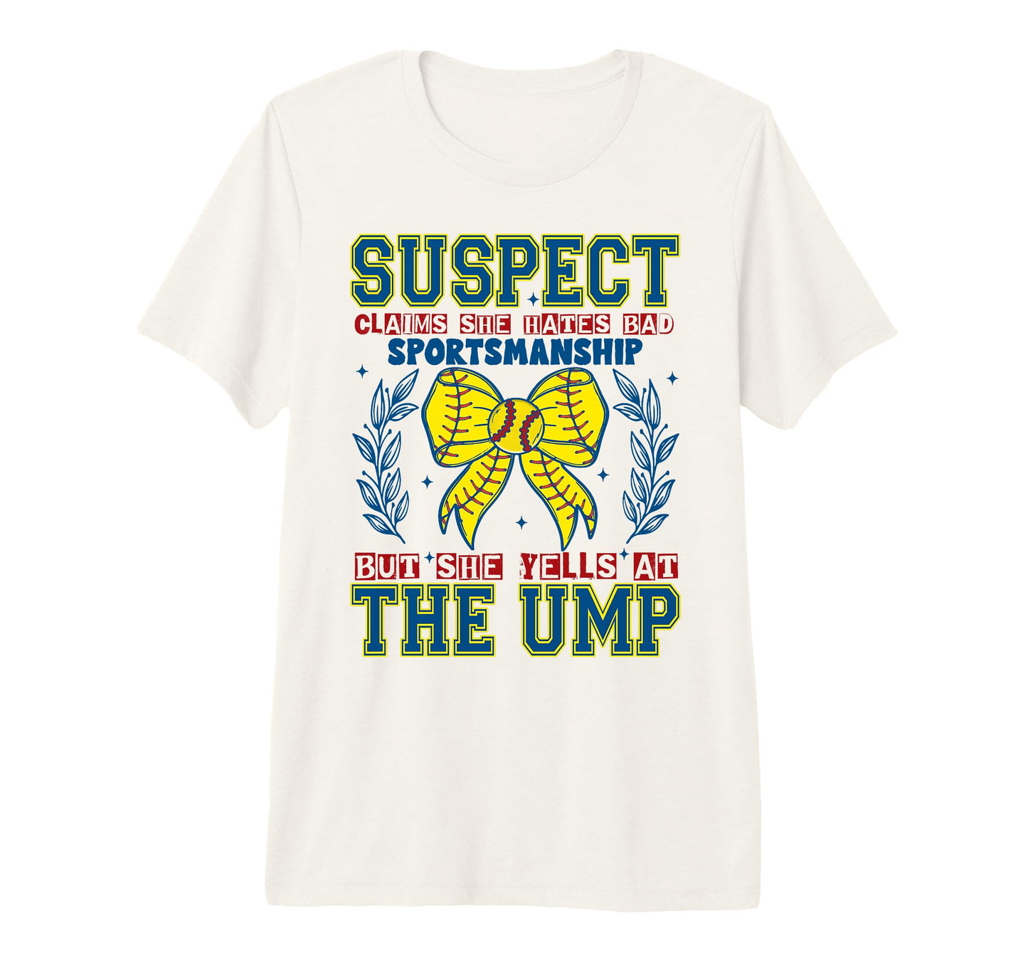 Funny Softball Mom Umpire Tri Blend T-Shirt - Novelty Apparel Men Women - T-Shirt, Sweatshirt, Hoodie