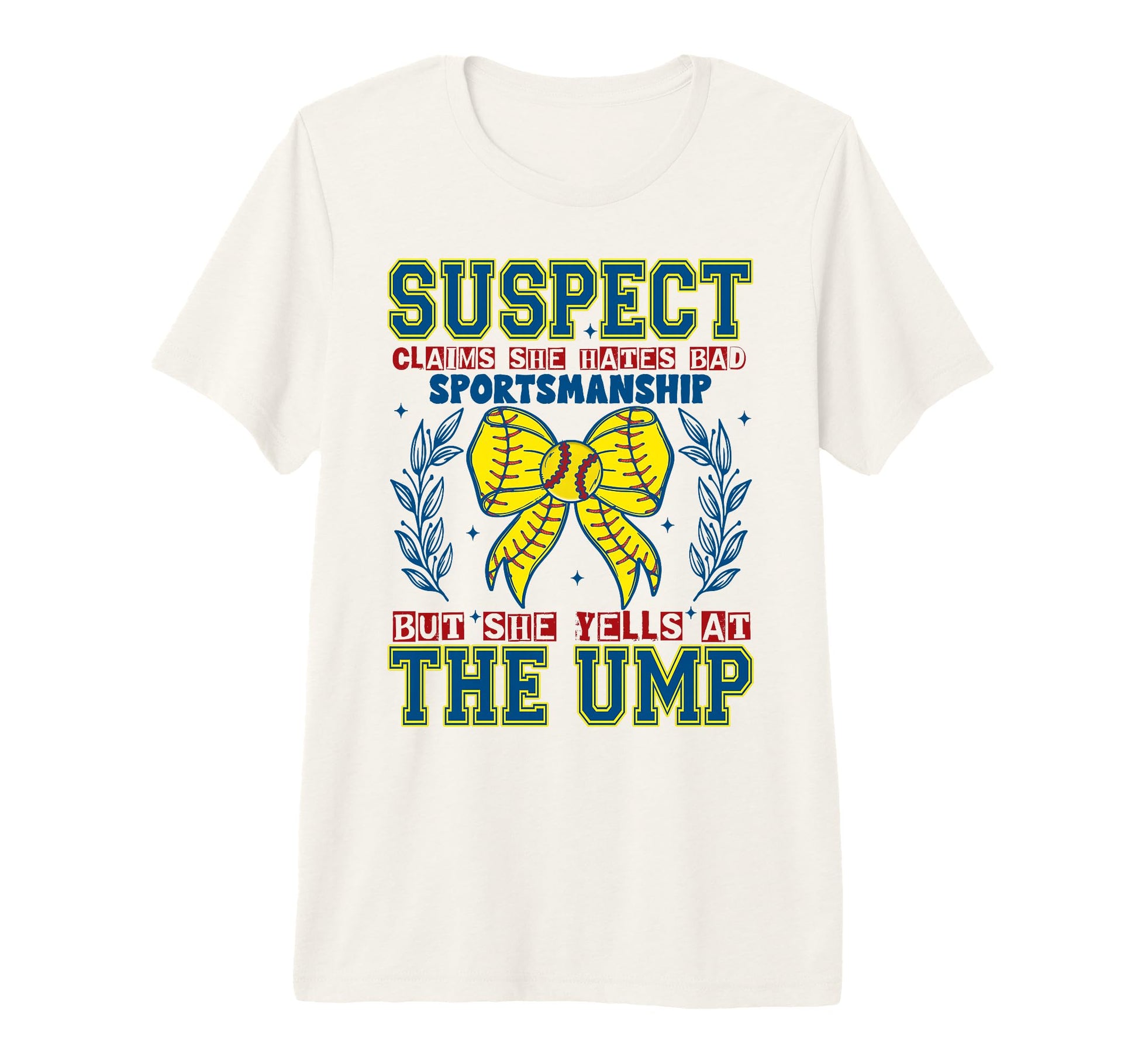 Funny Softball Mom Umpire Tri Blend T-Shirt - Novelty Apparel Men Women - T-Shirt, Sweatshirt, Hoodie