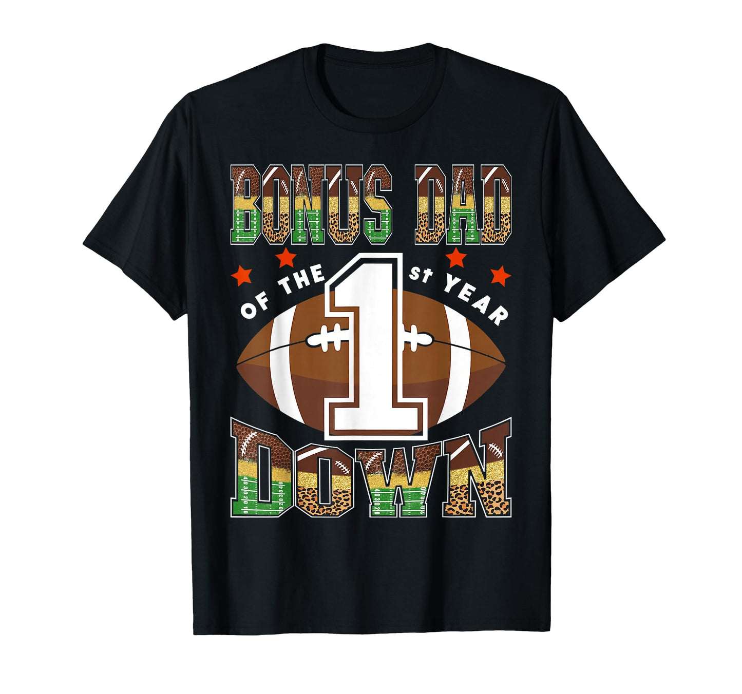 Bonus Dad 1St Birthday Football Game T-Shirt - Trendy Graphic Men Women - T-Shirt, Sweatshirt, Hoodie