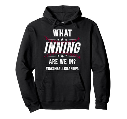Funny Baseball Grandpa Baseball Hoodie - Aesthetic Graphic Men Women - T-Shirt, Sweatshirt, Hoodie