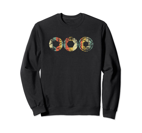 Aperture Camera Lens Photography Sweatshirt - Fun Novelty Design Men Women - T-Shirt, Sweatshirt, Hoodie