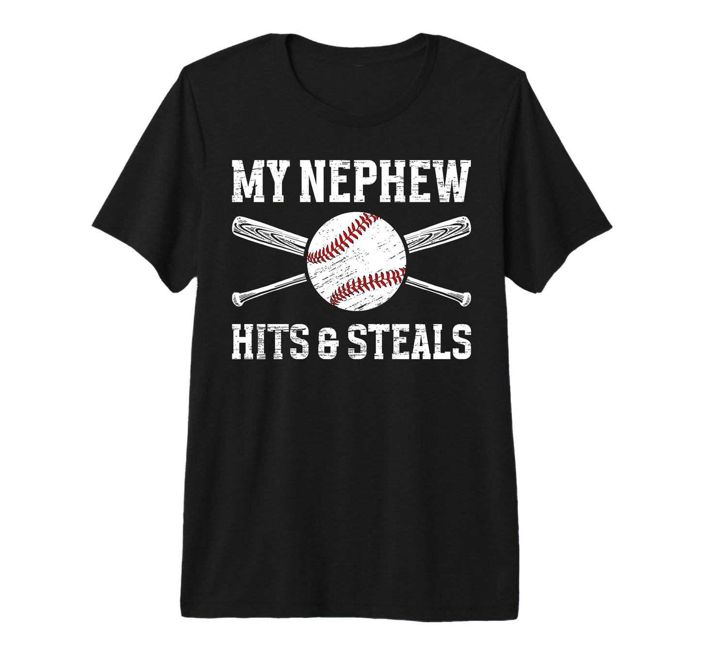 Mens My Nephew Baseball Uncle T-Shirt - Casual Everyday Wear Unisex - T-Shirt, Sweatshirt, Hoodie