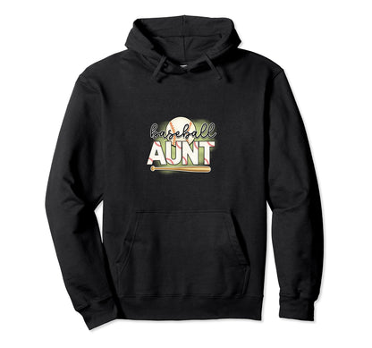 Baseball Aunt Funny Baseball Lovers Hoodie - Streetwear Style Unisex - T-Shirt, Sweatshirt, Hoodie