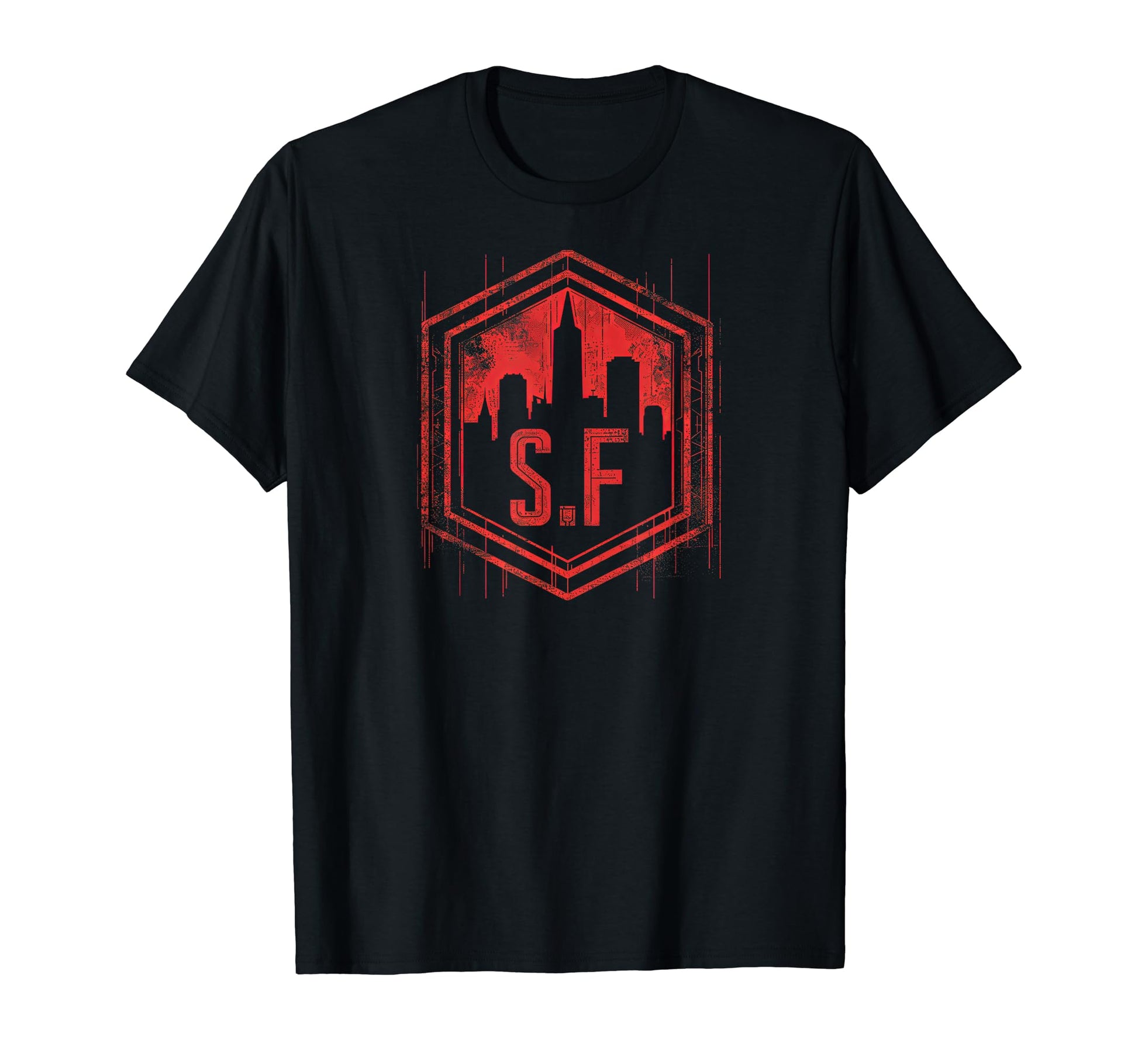 Sf Grit 90S Grunge Urbandecay Mens T-Shirt - Casual Everyday Wear Men Women - T-Shirt, Sweatshirt, Hoodie