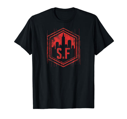 Sf Grit 90S Grunge Urbandecay Mens T-Shirt - Casual Everyday Wear Men Women - T-Shirt, Sweatshirt, Hoodie