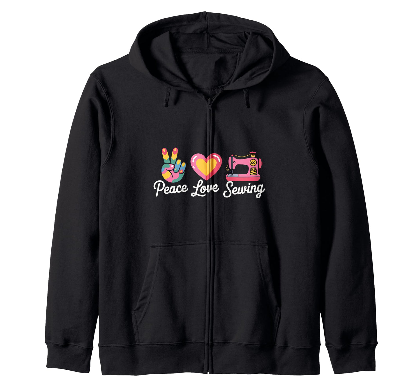 Funny Sewing Sewer Sewing Machine Hoodie - Aesthetic Graphic Unisex - T-Shirt, Sweatshirt, Hoodie