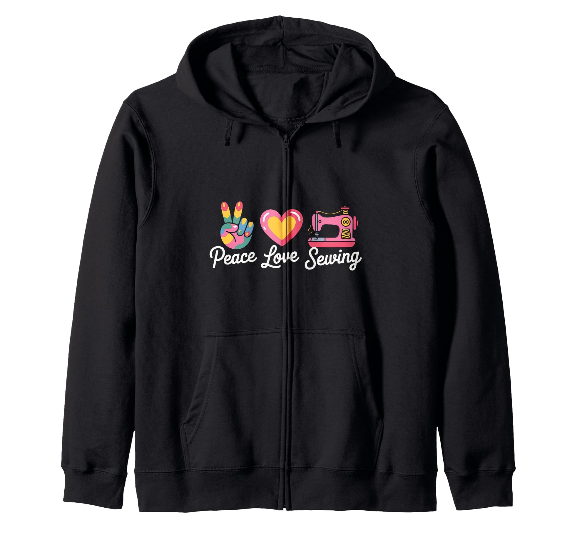 Funny Sewing Sewer Sewing Machine Hoodie - Aesthetic Graphic Unisex - T-Shirt, Sweatshirt, Hoodie