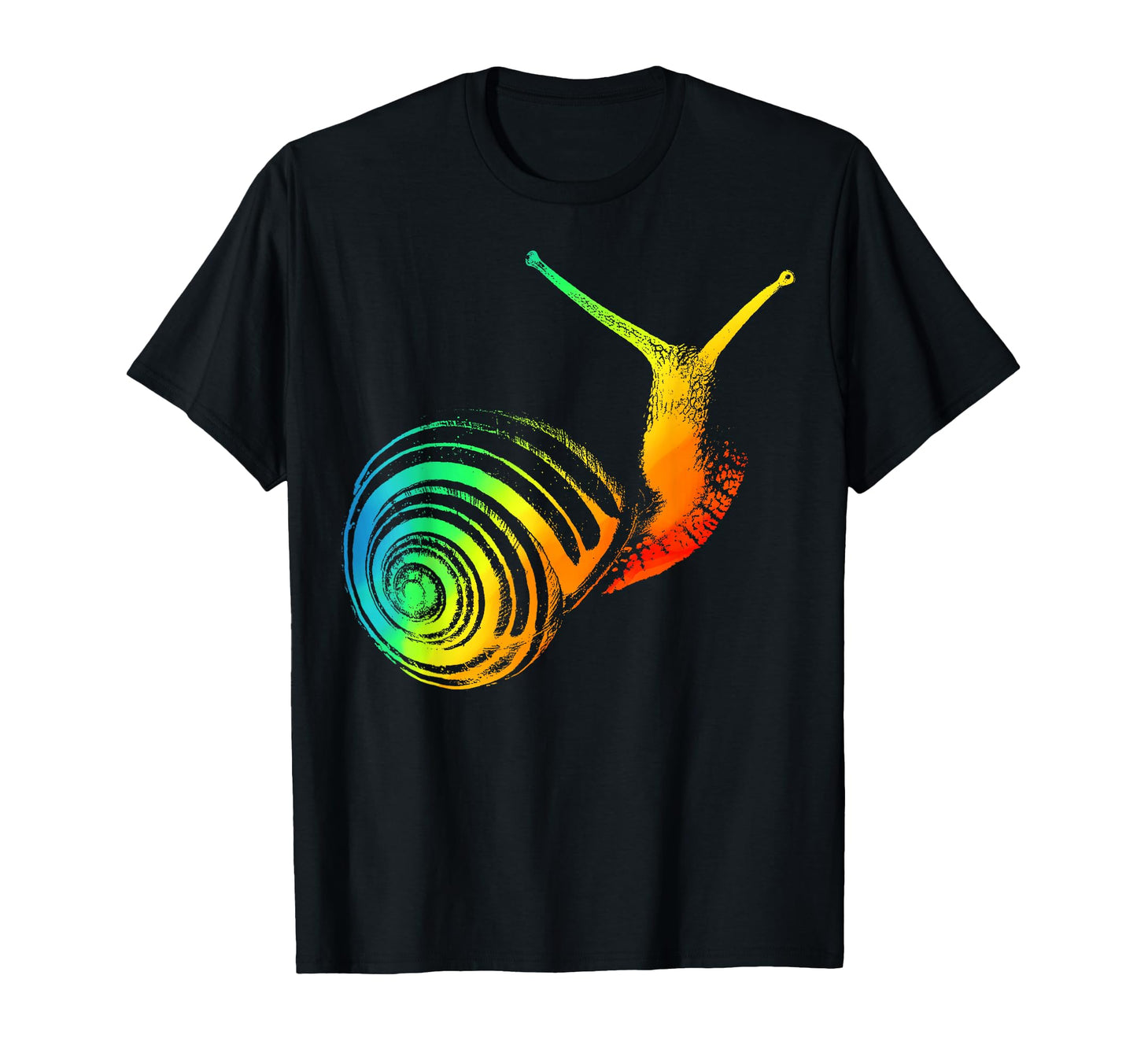 Snail Colorful Rainbow T-Shirt - Minimalist Print Unisex - T-Shirt, Sweatshirt, Hoodie