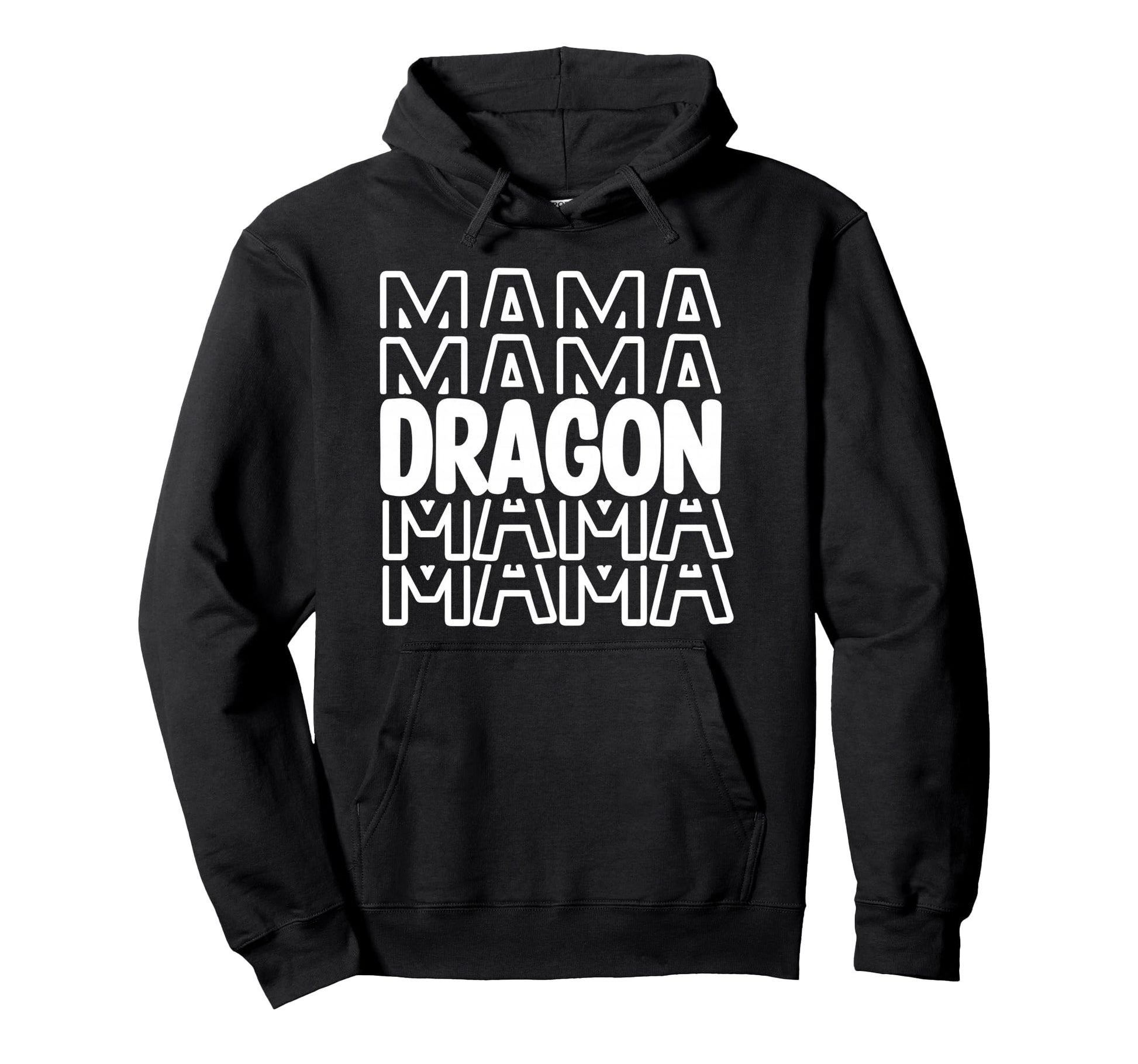Dragon Mama School Mascot Mom Parent Hoodie - Novelty Apparel Men Women - T-Shirt, Sweatshirt, Hoodie