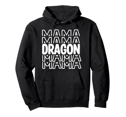 Dragon Mama School Mascot Mom Parent Hoodie - Novelty Apparel Men Women - T-Shirt, Sweatshirt, Hoodie