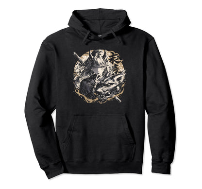 Goth Grunge Demon Anime Waifu Horror Alt Hoodie - Graphic Print Unisex - T-Shirt, Sweatshirt, Hoodie