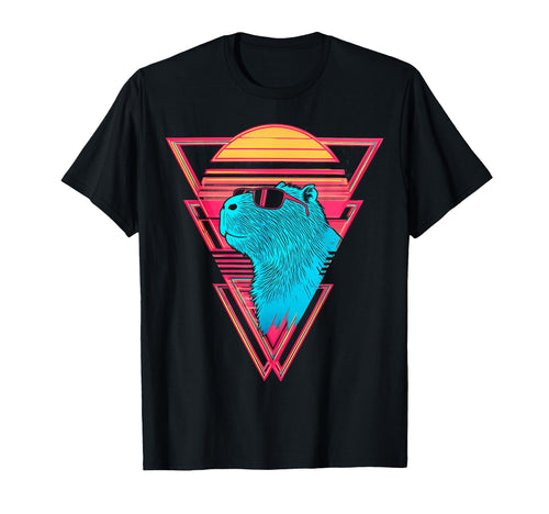 Capybara Capibara Sunglasses T-Shirt - Casual Everyday Wear Unisex - T-Shirt, Sweatshirt, Hoodie