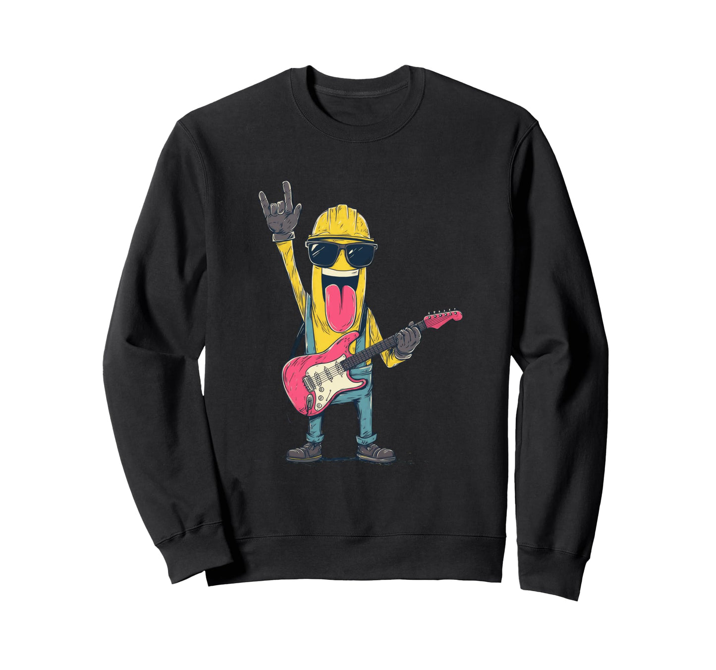 Funny Banana Cartoon Character Sweatshirt - Novelty Apparel Men Women - T-Shirt, Sweatshirt, Hoodie