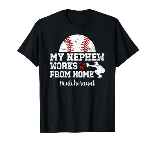 Baseball Catcher Aunt Funny Aunt T-Shirt - Aesthetic Graphic Unisex - T-Shirt, Sweatshirt, Hoodie