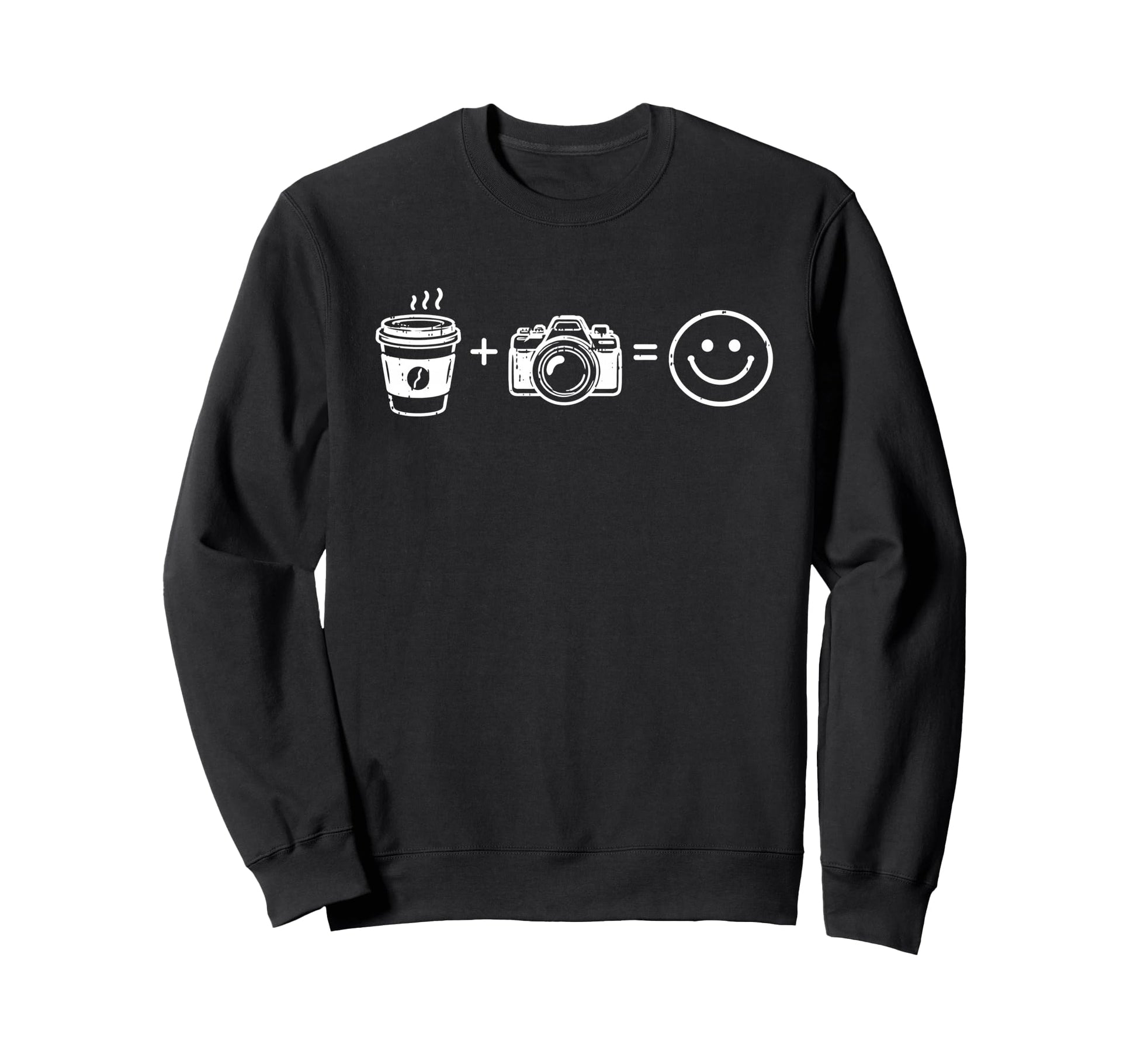 Funny Photographer Coffee Camera Sweatshirt - Streetwear Style Unisex - T-Shirt, Sweatshirt, Hoodie