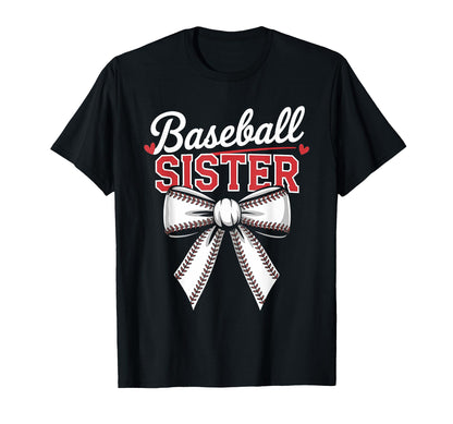 Happy Baseball Sister Sport Lover T-Shirt - Graphic Print for Adults - T-Shirt, Sweatshirt, Hoodie
