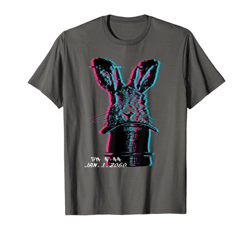 Glitch Art Rabbit Hat Magic Trick T-Shirt - Streetwear Style for Adults - T-Shirt, Sweatshirt, Hoodie