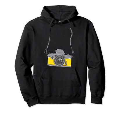 Fake Tourist Camera Holiday Vacation Hoodie - Streetwear Style for Adults - T-Shirt, Sweatshirt, Hoodie