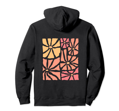 Boho Floral Bohemian Flowers Hoodie - Novelty Apparel Men Women - T-Shirt, Sweatshirt, Hoodie