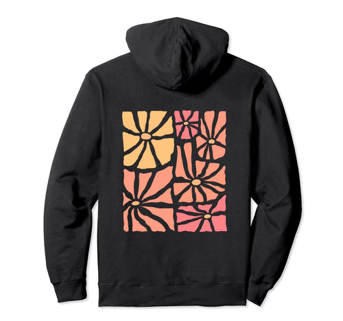 Boho Floral Bohemian Flowers Hoodie - Novelty Apparel Men Women - T-Shirt, Sweatshirt, Hoodie