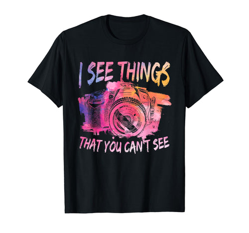 Funny Photographer Camera T-Shirt - Minimalist Print Unisex - T-Shirt, Sweatshirt, Hoodie