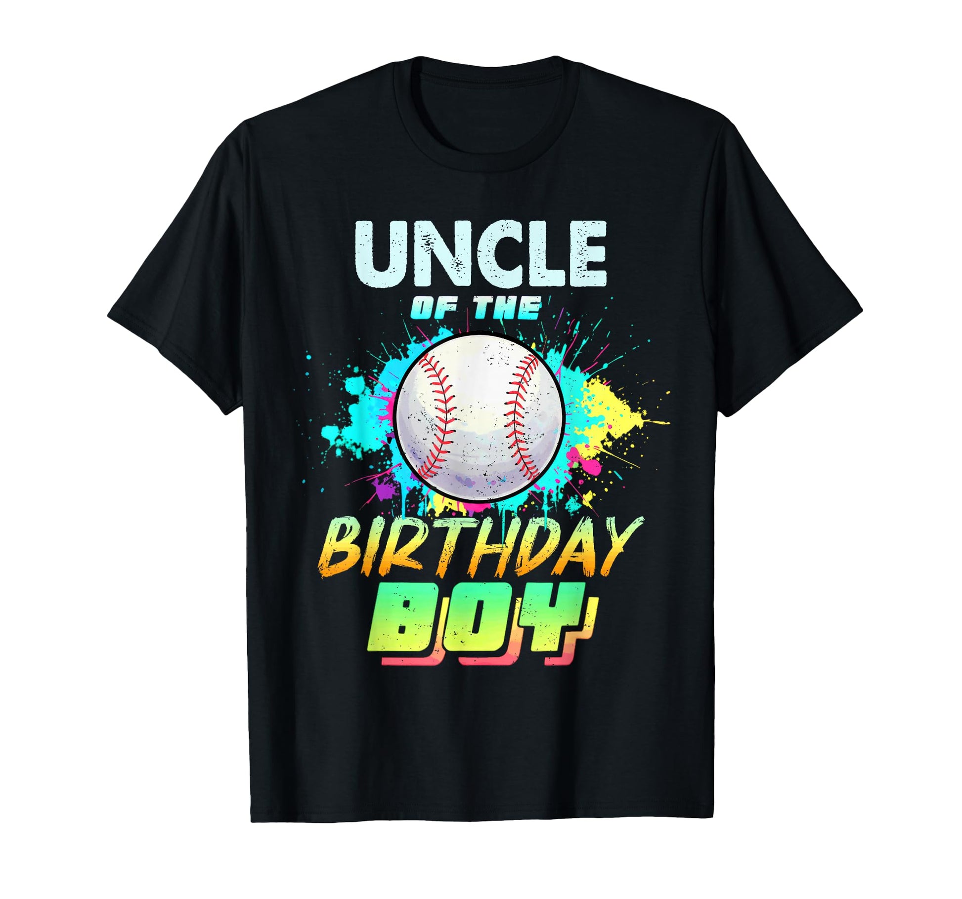 Uncle Birthday Baseball Matching T-Shirt - Unique Graphic Men Women - T-Shirt, Sweatshirt, Hoodie