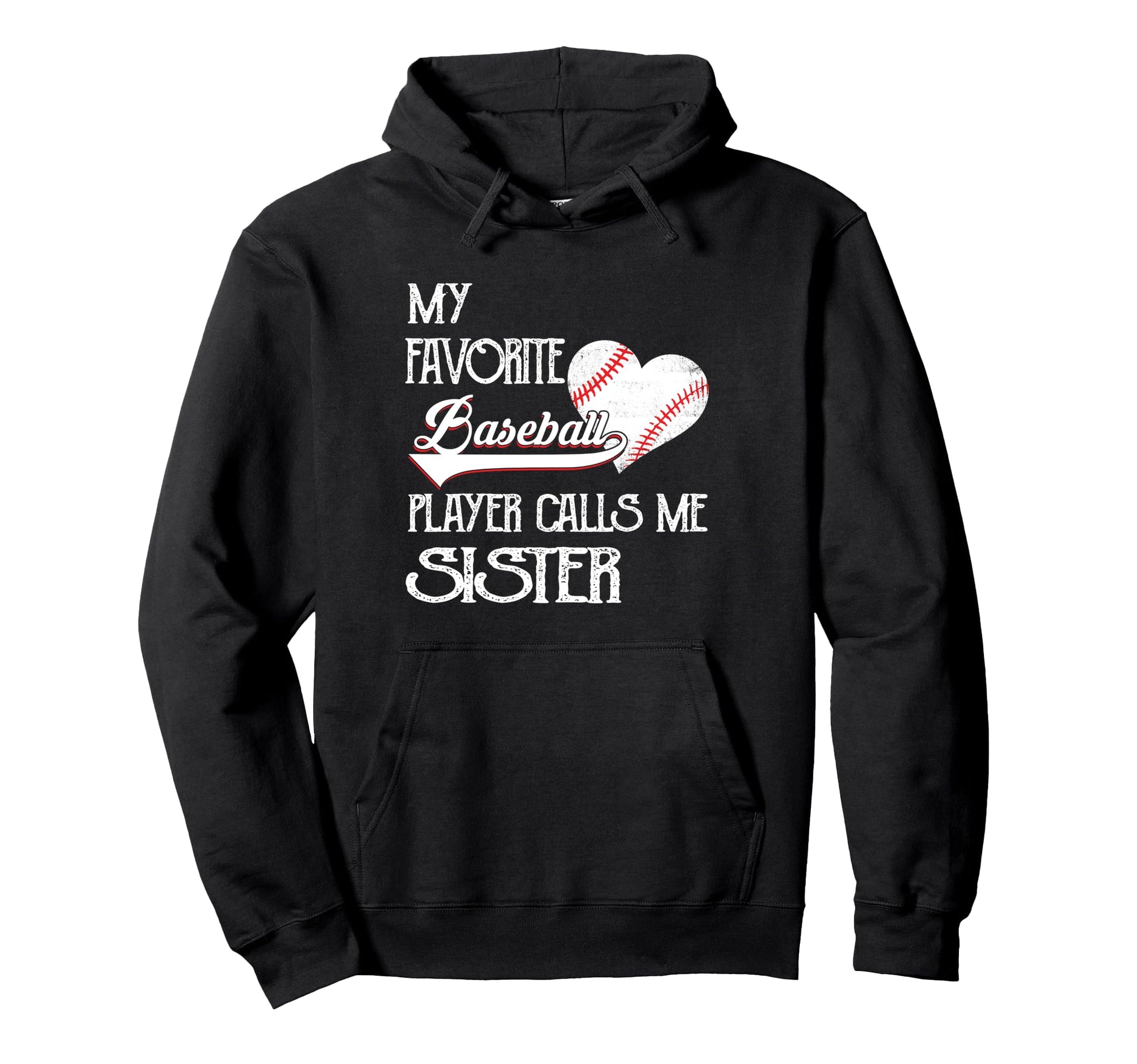 Heart Love Favorite Baseball Player Hoodie - Unique Graphic for Adults - T-Shirt, Sweatshirt, Hoodie