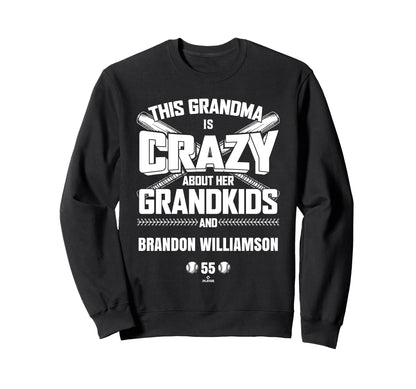 Grandma Crazy Brandon Williamson Sweatshirt - Minimalist Print Unisex - T-Shirt, Sweatshirt, Hoodie