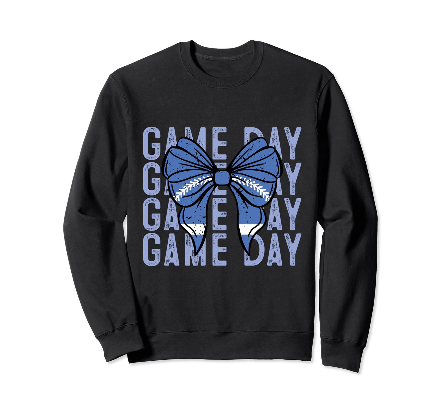 Game Day Mom Cheer Bow Sweatshirt - Custom Art Print Men Women - T-Shirt, Sweatshirt, Hoodie