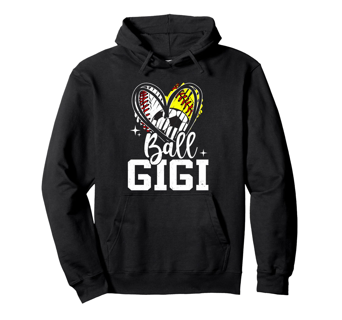 Ball Gigi Baseball Softball Soccer Hoodie - Casual Everyday Wear Unisex - T-Shirt, Sweatshirt, Hoodie