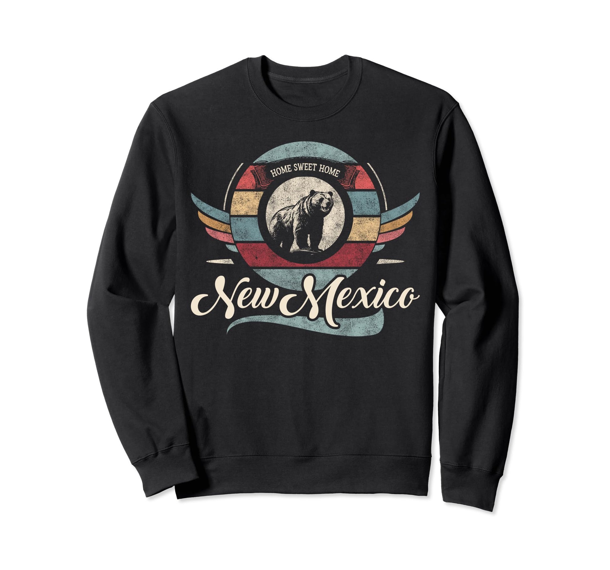 New Mexico State Animal Bear Sweatshirt - Custom Art Print for Adults - T-Shirt, Sweatshirt, Hoodie