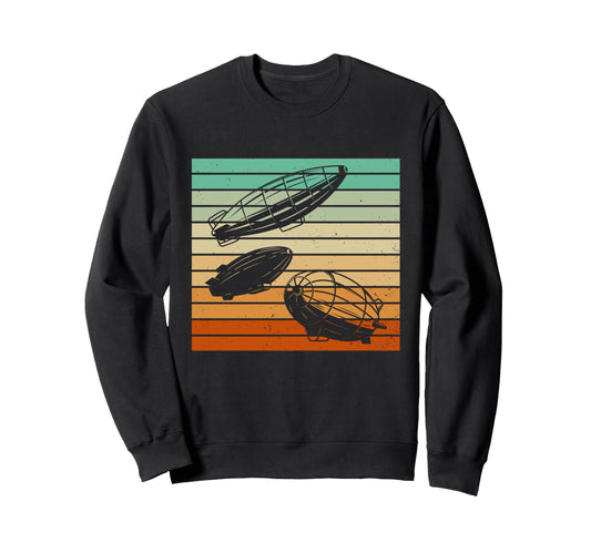 Zeppelin 70S Rock Vibe Airship Sweatshirt - Trendy Graphic for Adults - T-Shirt, Sweatshirt, Hoodie