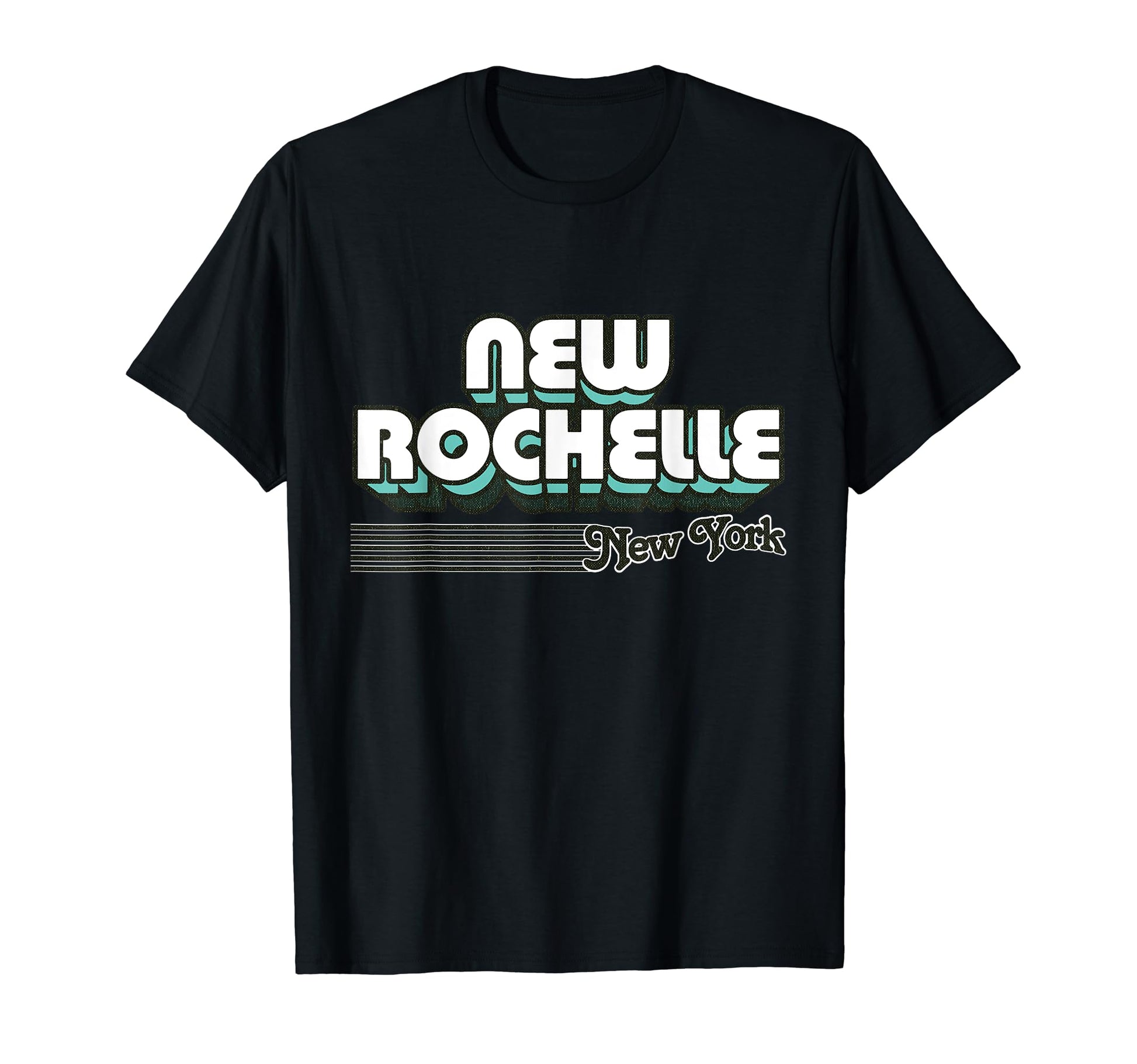 New Rochelle New York Stripes T-Shirt - Minimalist Print Unisex - T-Shirt, Sweatshirt, Hoodie