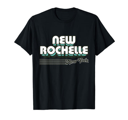 New Rochelle New York Stripes T-Shirt - Minimalist Print Unisex - T-Shirt, Sweatshirt, Hoodie