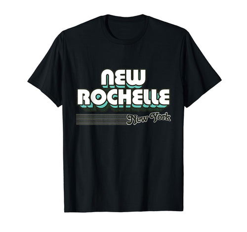 New Rochelle New York Stripes T-Shirt - Minimalist Print Unisex - T-Shirt, Sweatshirt, Hoodie