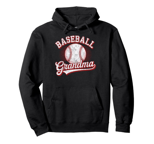 Baseball Nana Grandma Player Fan Hoodie - Fun Novelty Design Men Women - T-Shirt, Sweatshirt, Hoodie